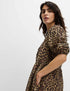 Marks & Spencer "Lyocell Rich Leopard Print Mini Waisted Dress"